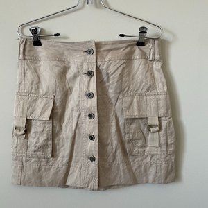 Banana Republic Heritage Cargo Button Skirt